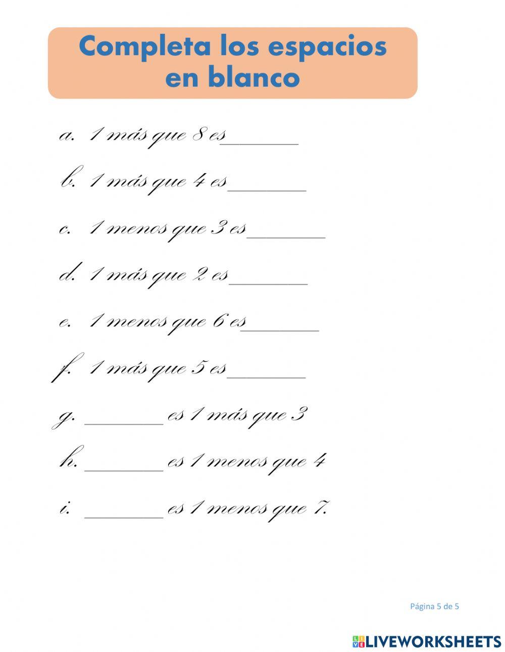 Secuencia de números