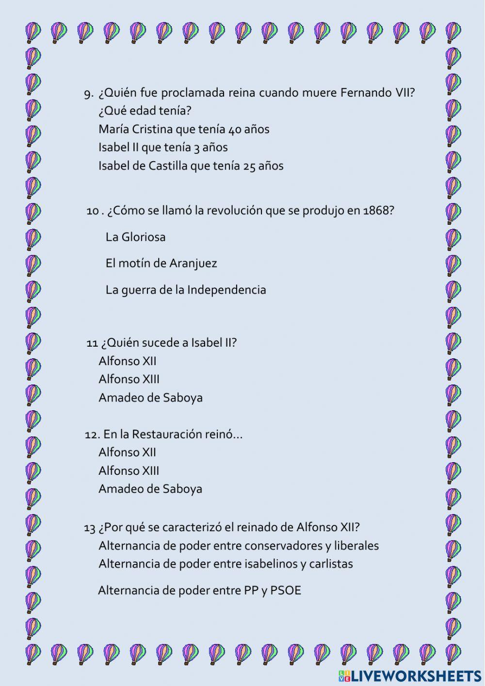 España en el siglo XIX