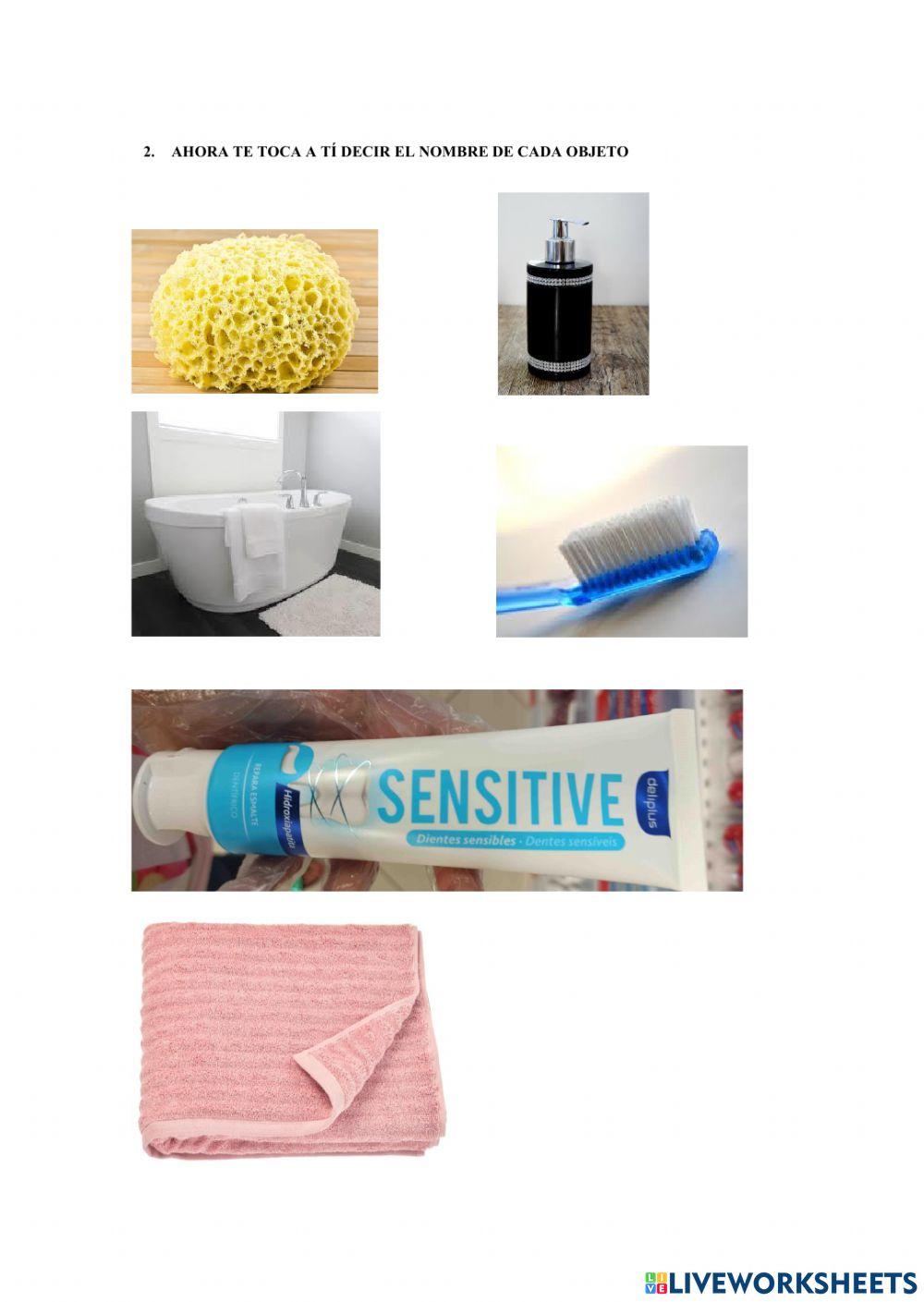 Fichas interactivas higiene personal