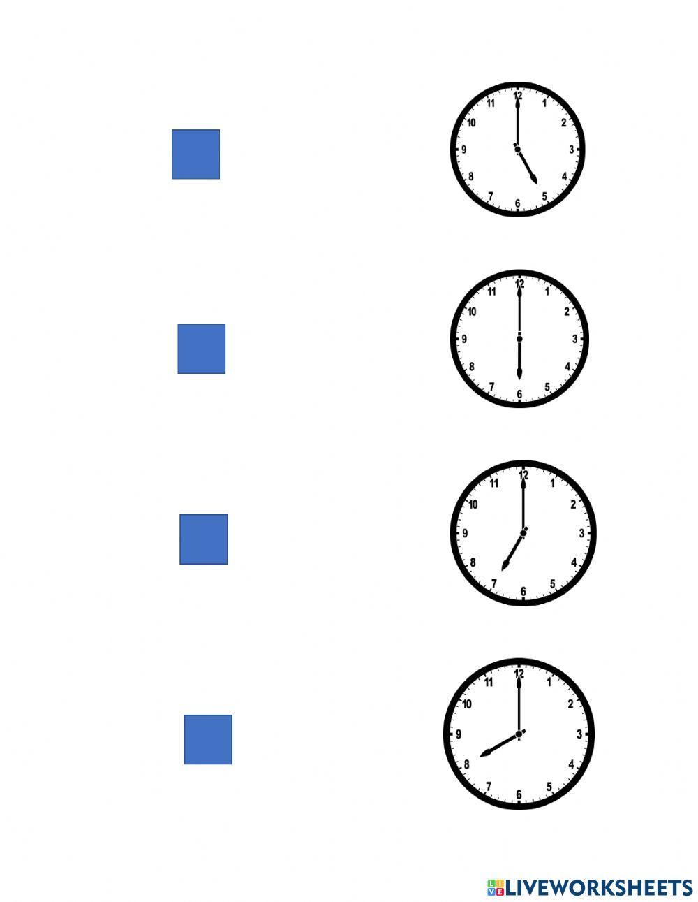 What Time Is It? - Analog O'Clock