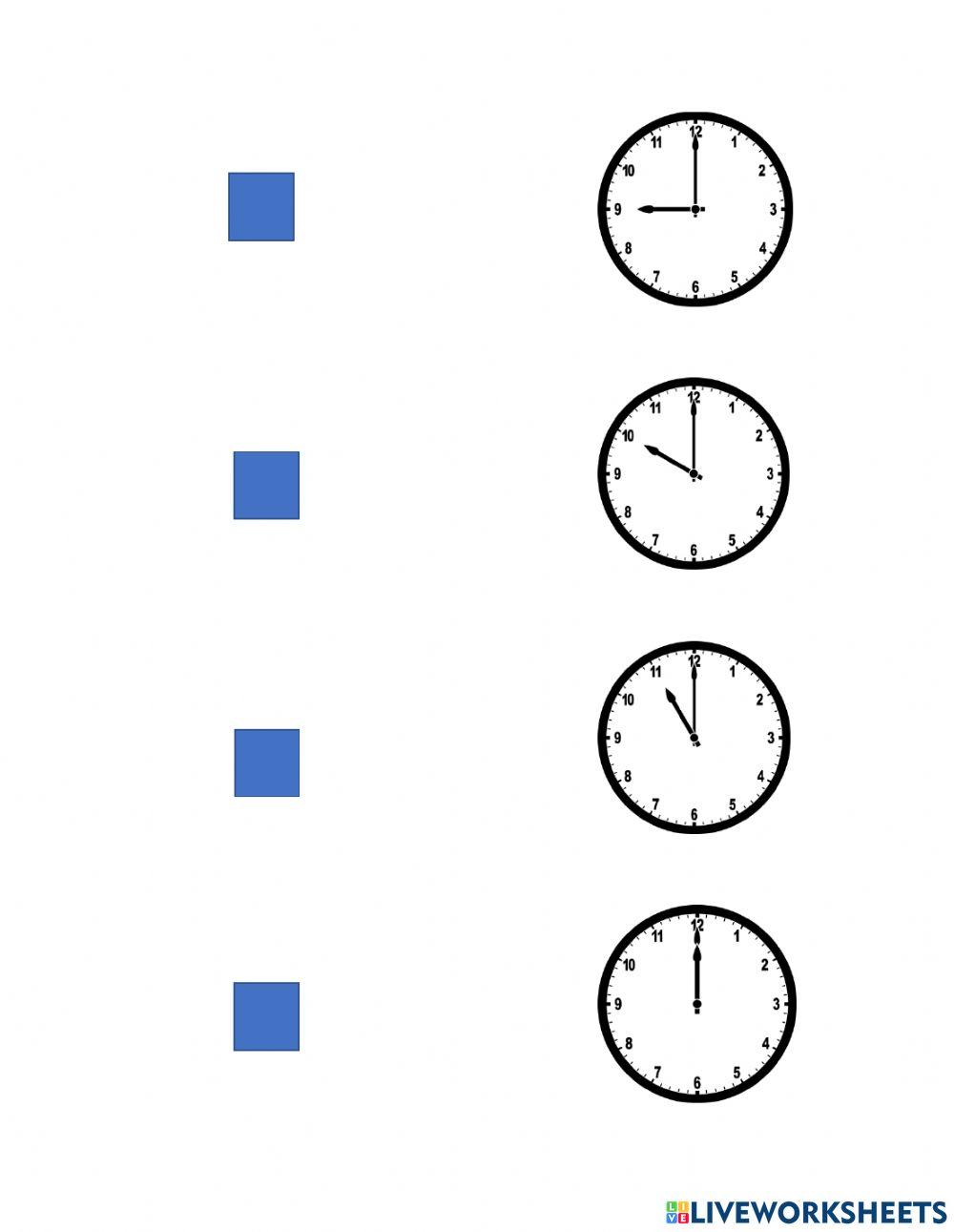 What Time Is It? - Analog O'Clock