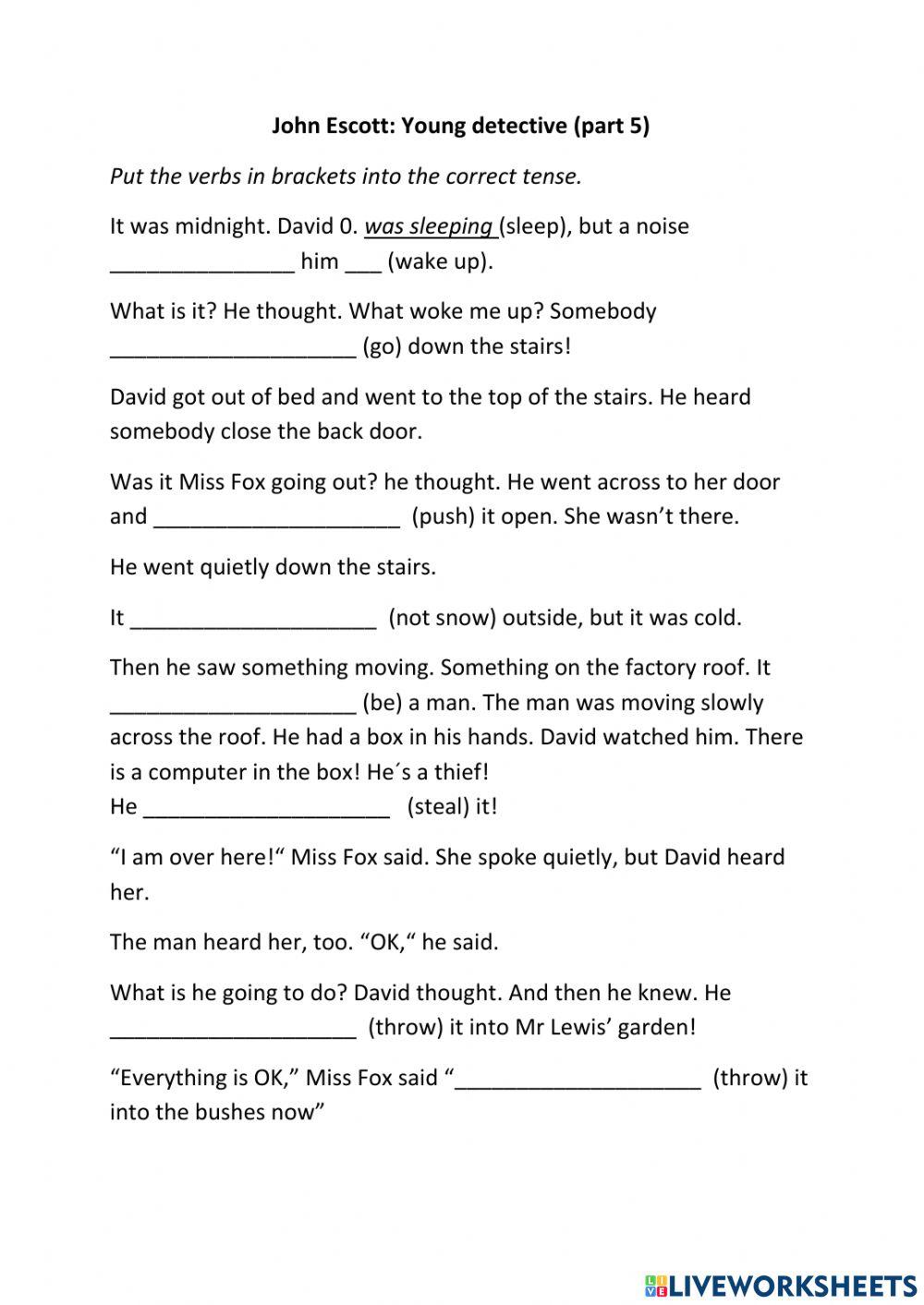 Young detective part 5