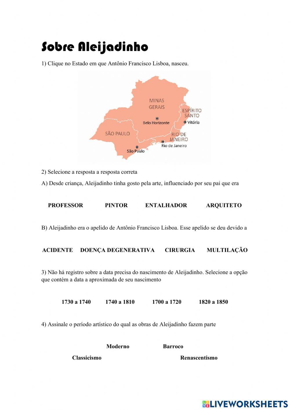 Barroco- Aleijadinho