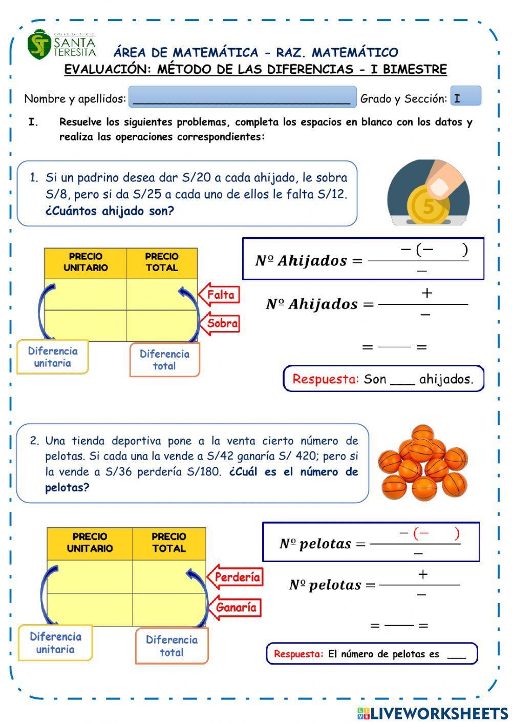 Método de las diferencias