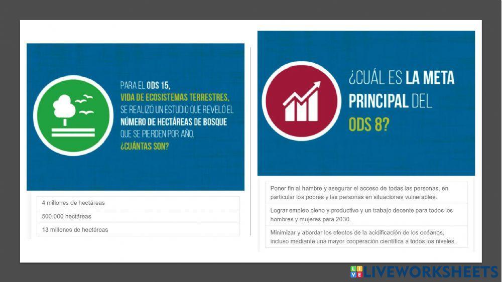 Objetivos de Desarrollo Sostenible