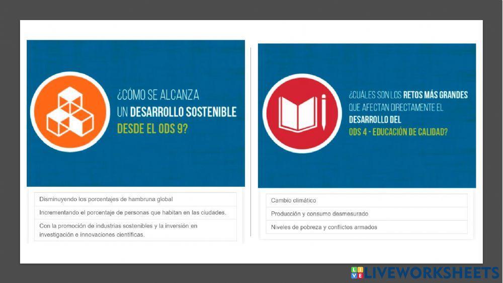 Objetivos de Desarrollo Sostenible