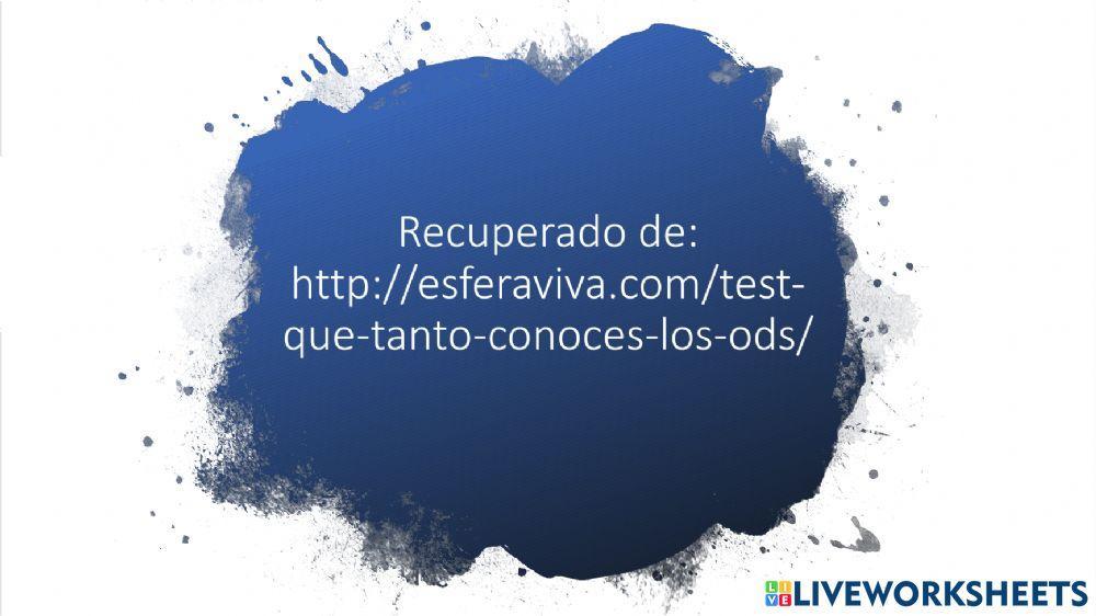 Objetivos de Desarrollo Sostenible