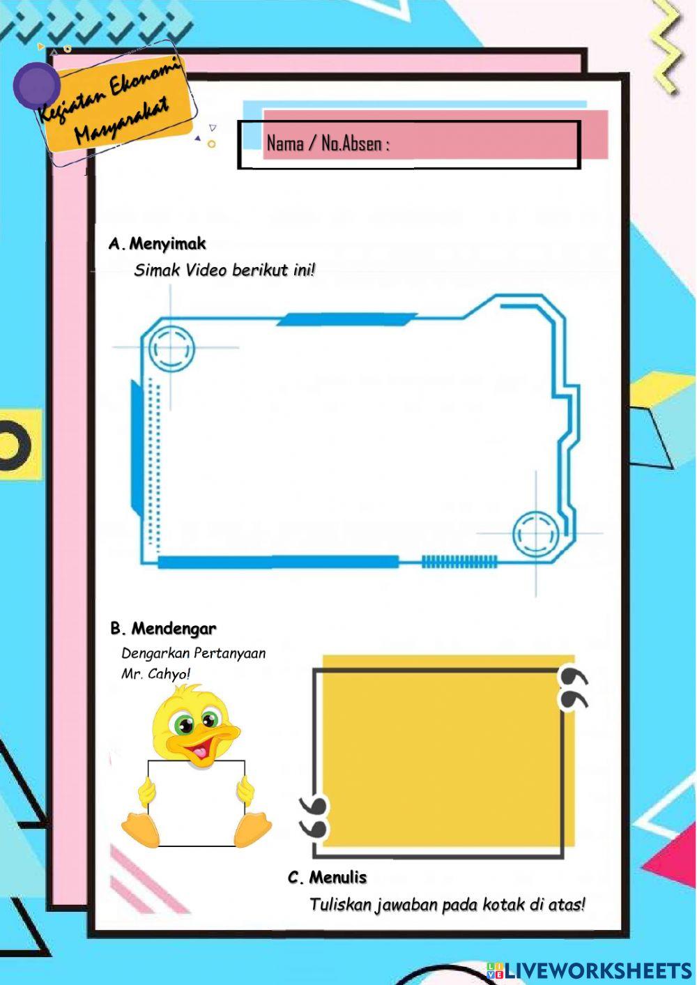 LKPD Kegiatan Ekonomi Masyarakat