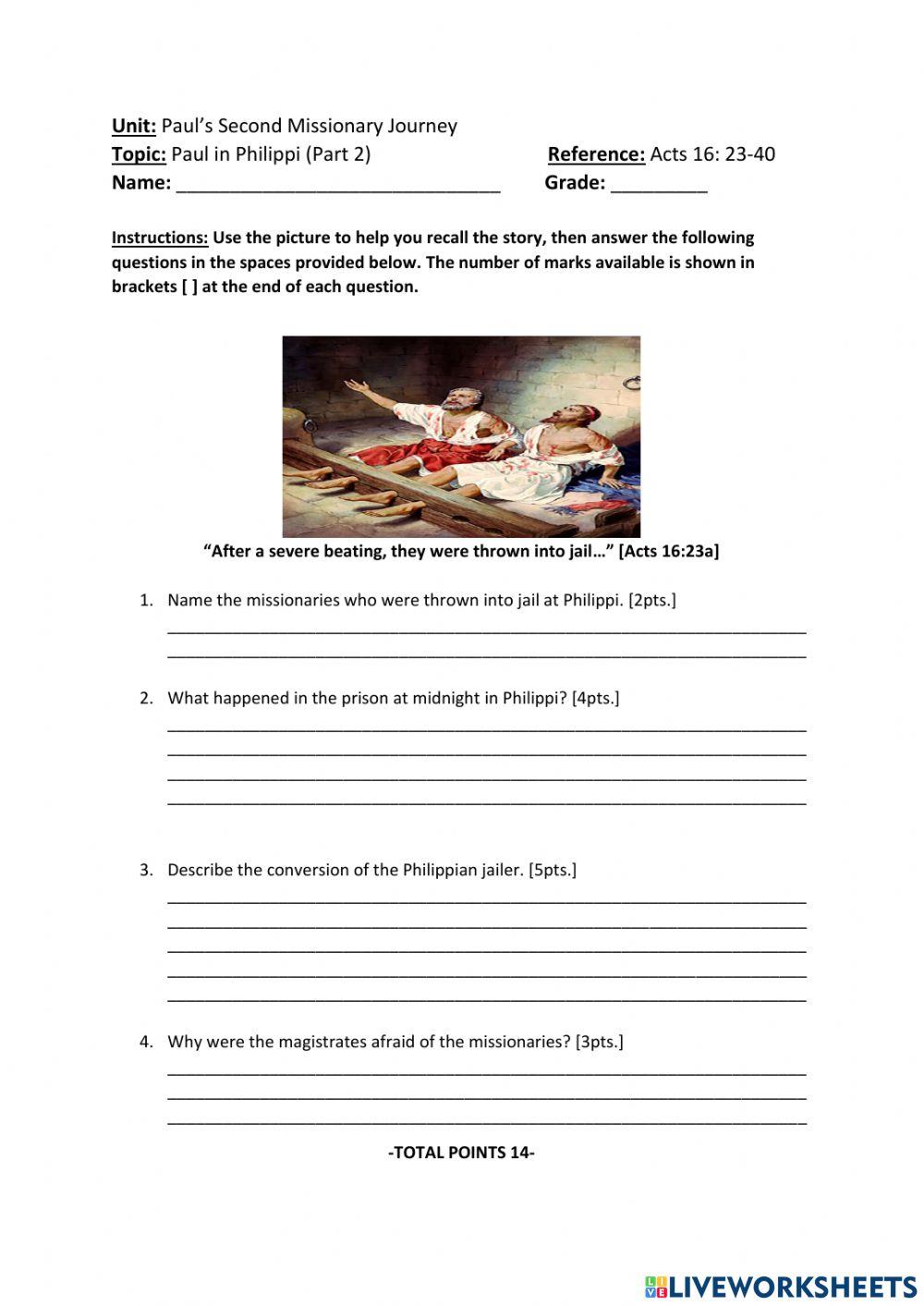 Paul in Philippi (Part 2)