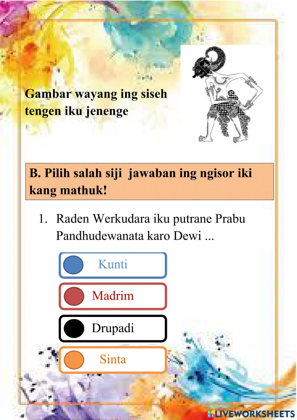 Latihan Bahasa Jawa