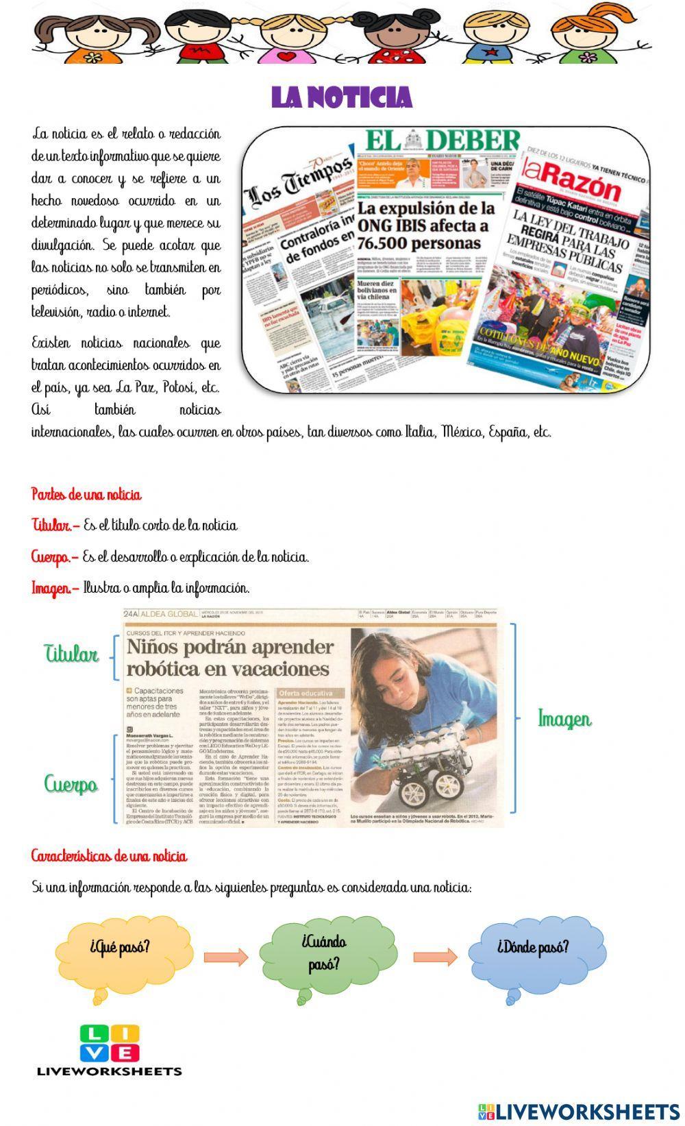 La noticia La noticia