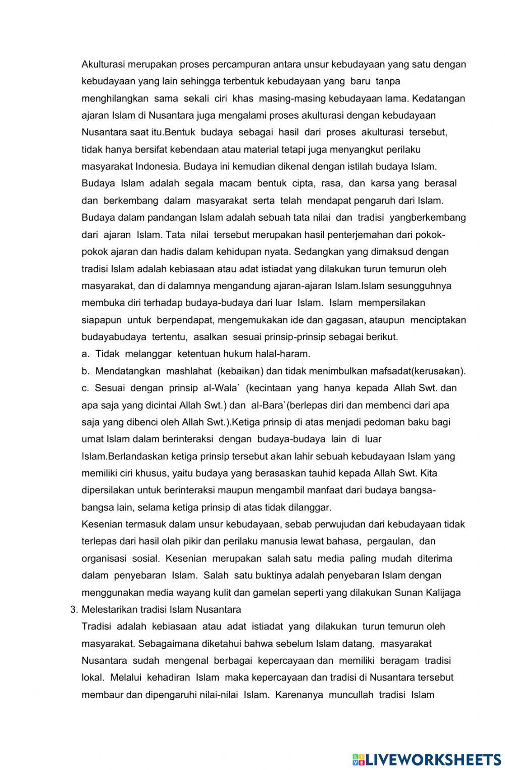 Lkpd k9 KD 3.10memahami sejarah tradisi islam