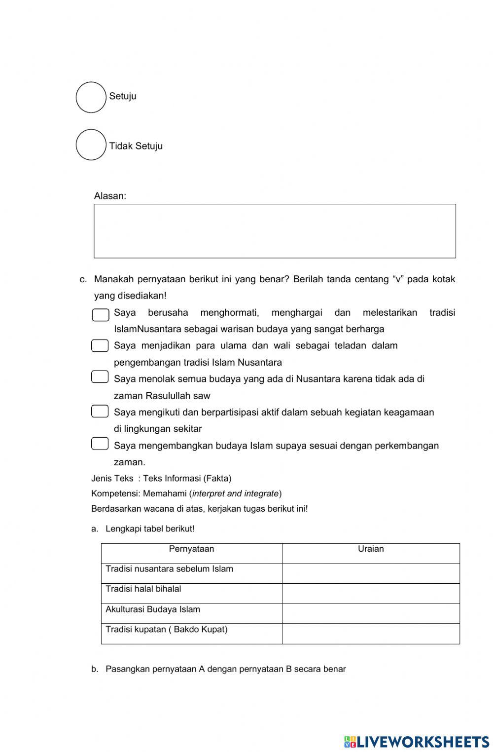 Lkpd k9 KD 3.10memahami sejarah tradisi islam