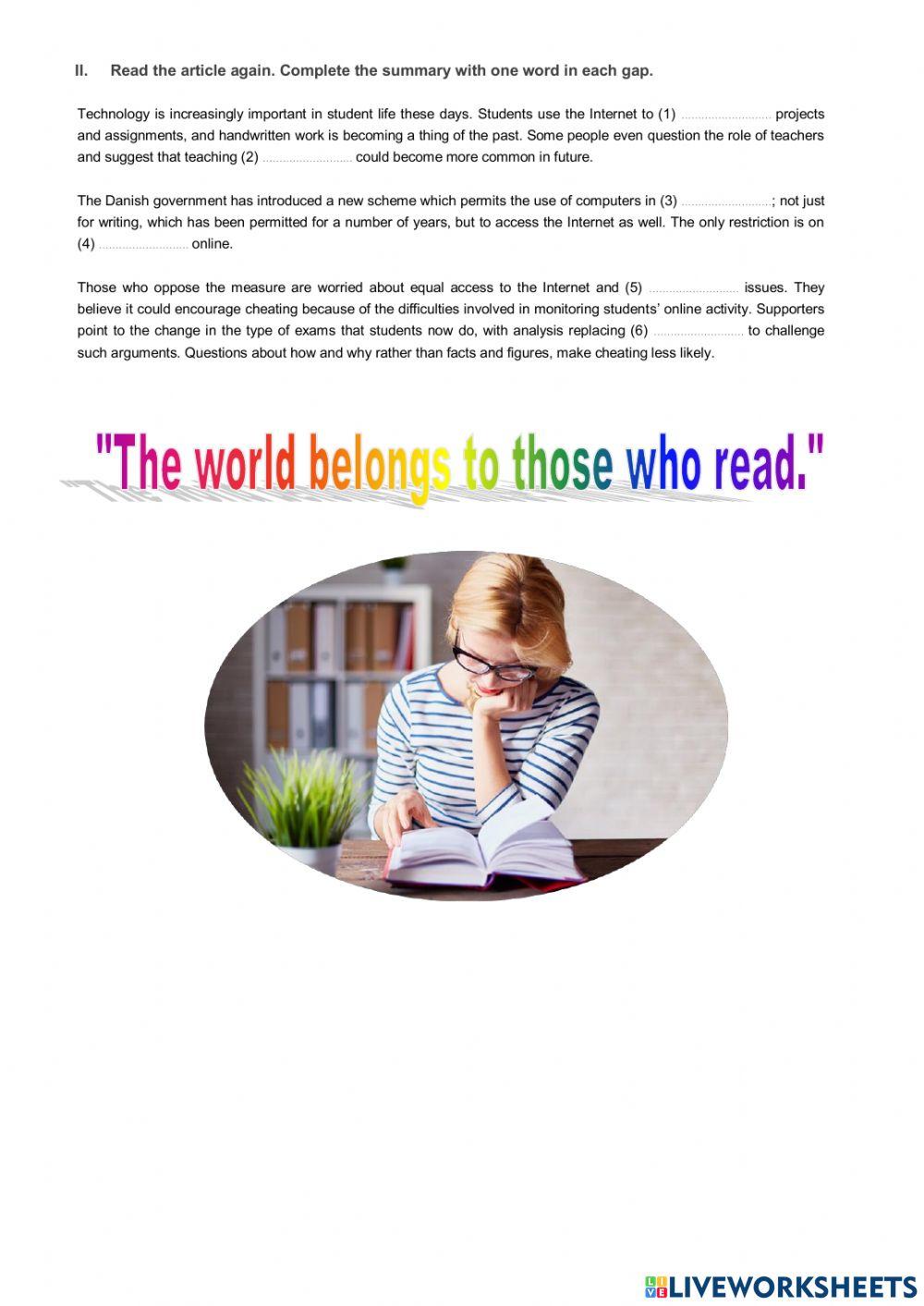 Reading activity n°1