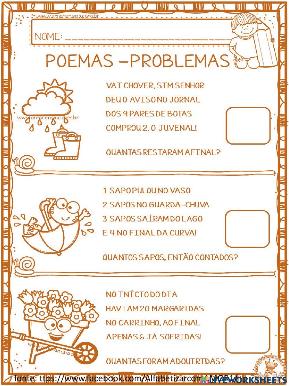 Poemas e problemas