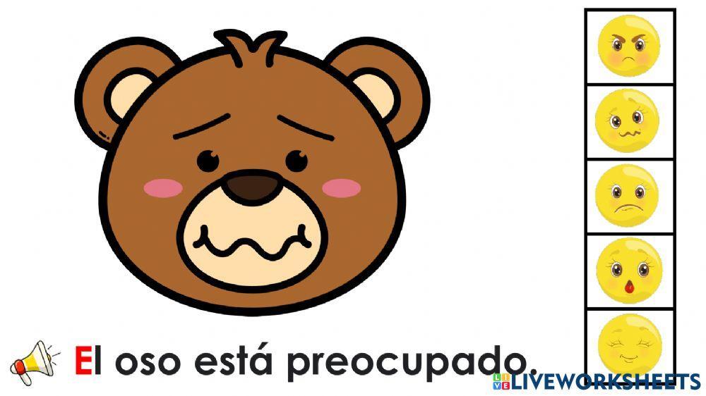 Encuentra las emociones que se te indiquen.