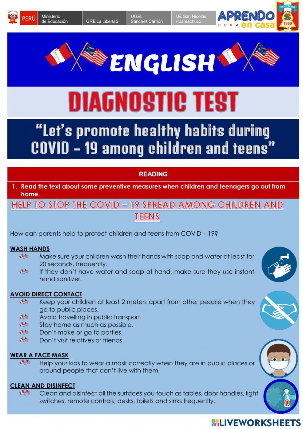 Diagnostic Test - COVID 19