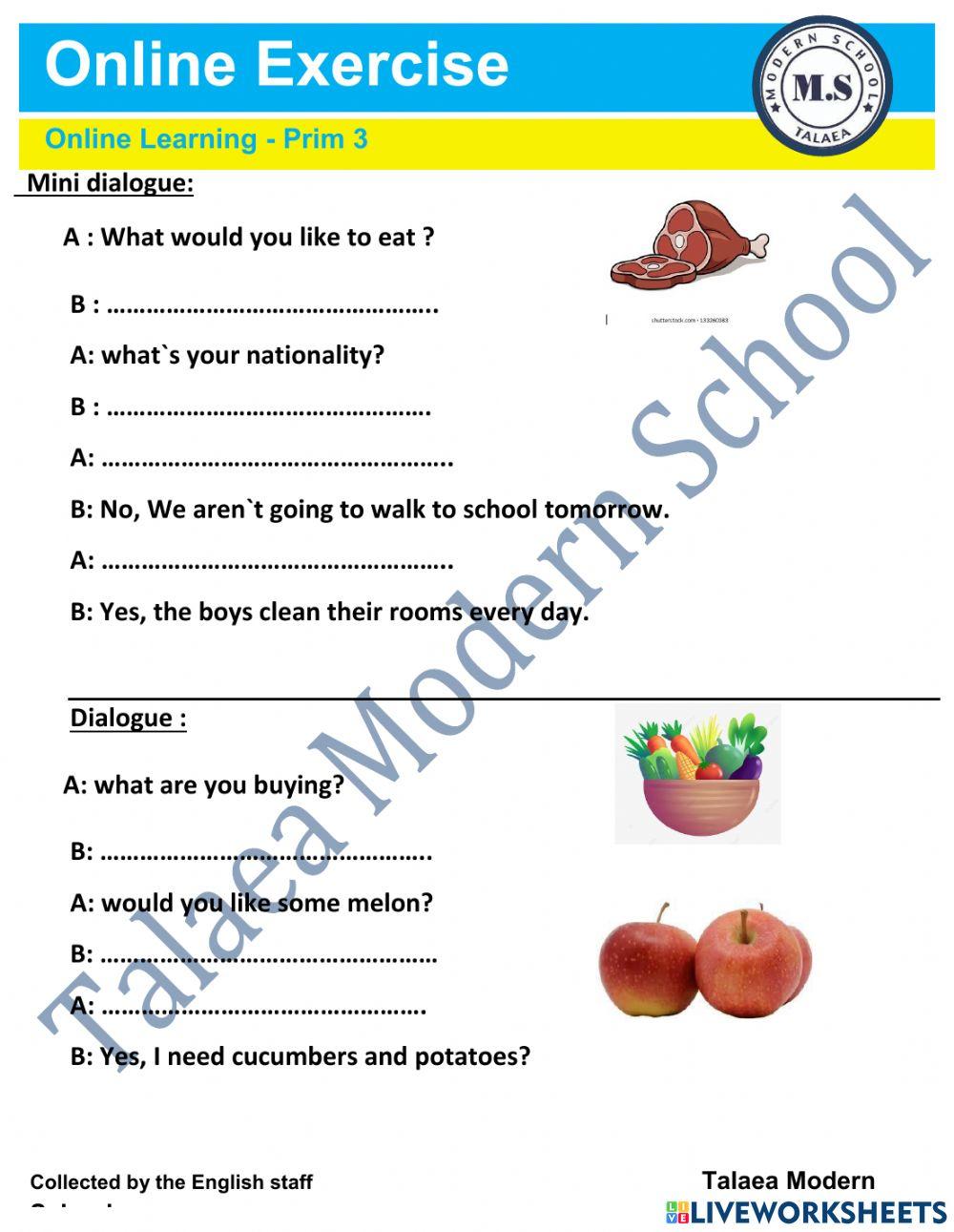 Online Exercise- Prim 3