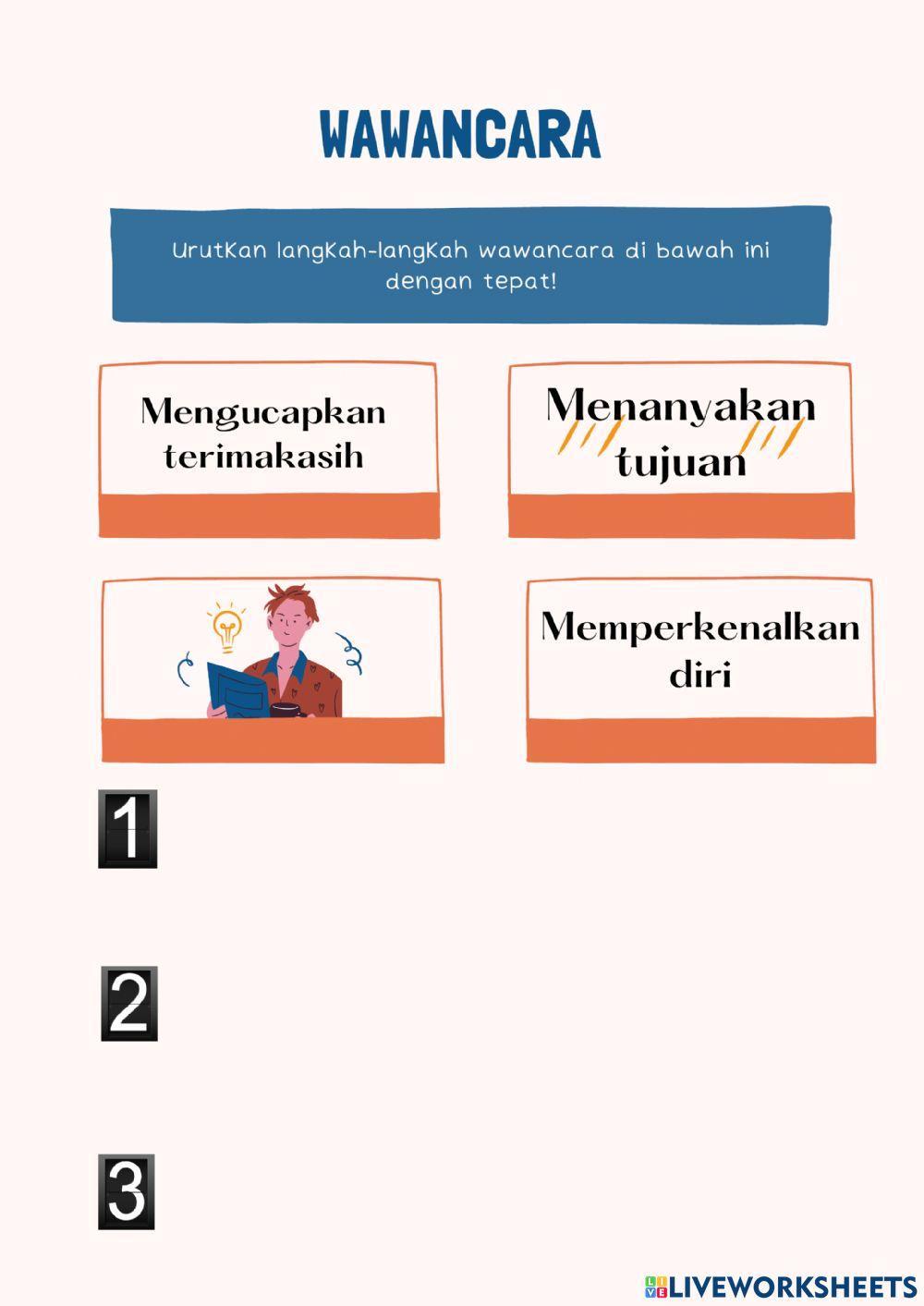 Latihan soal wawancara pb 1