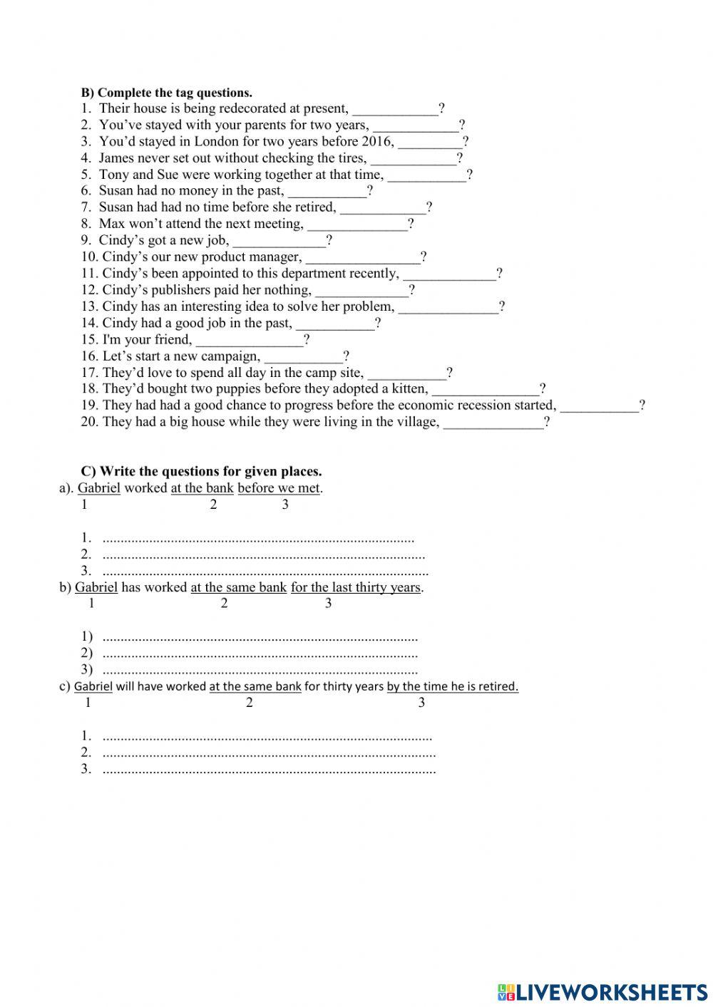 Study-9-Mix tense and modal exercises