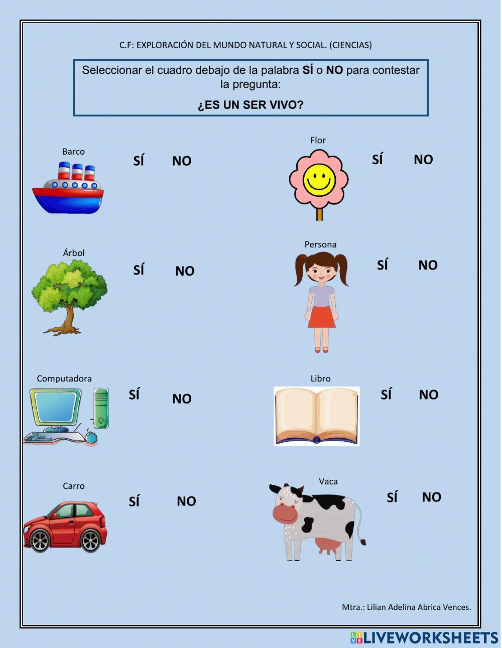 Es un ser vivo?