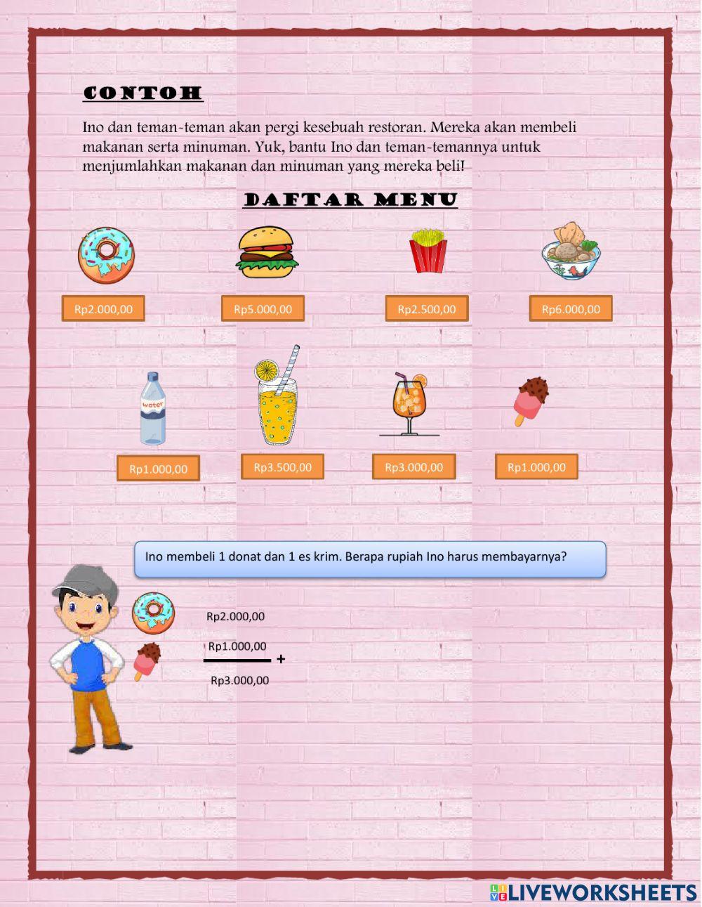 Latihan soal matematika