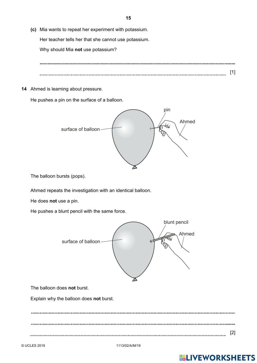 4908559 cambridge checkpoint science past paper 2019