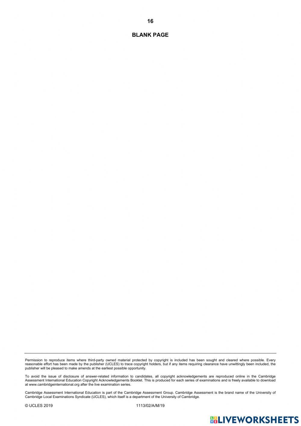 CAMBRIDGE CHECKPOINT SCIENCE PAST PAPERS WITH ANSWERS PDF visual data 6