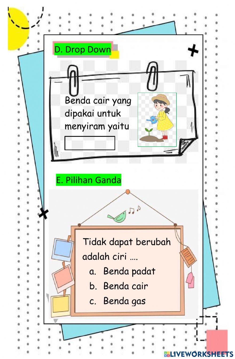 Tema 2 Wujud benda kelas 2
