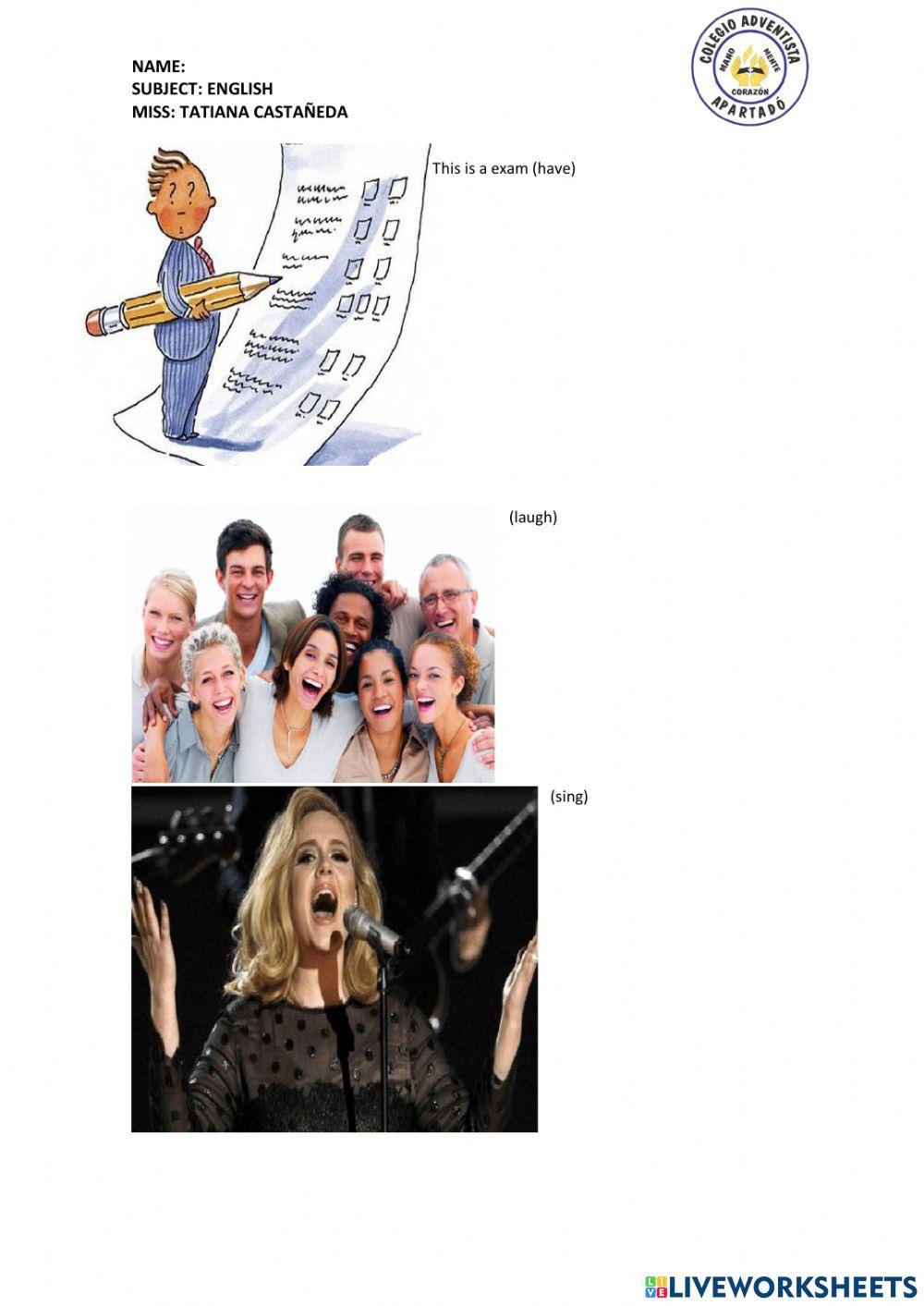 Quiz presente simple y continuo