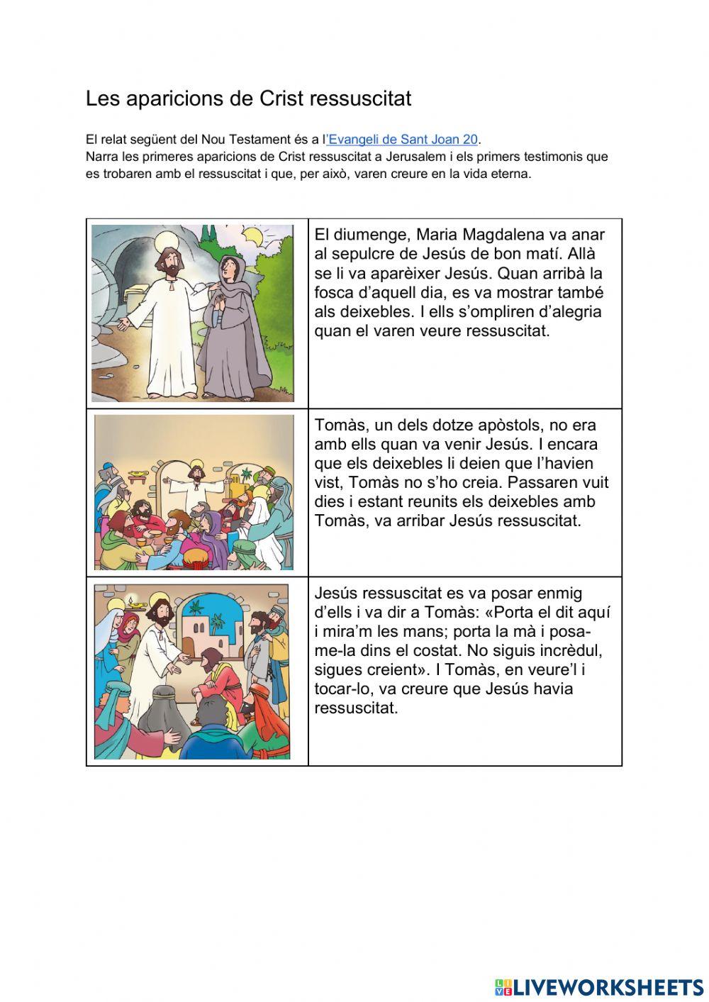 La resurrecció i la vida eterna La resurrecció i la vida eterna