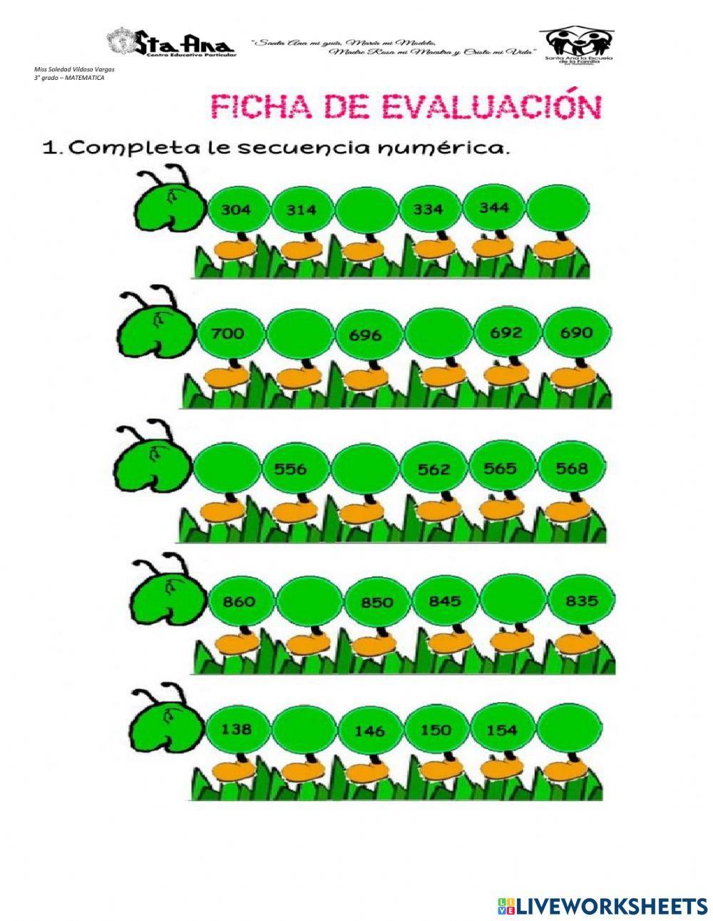 Secuencias numericas