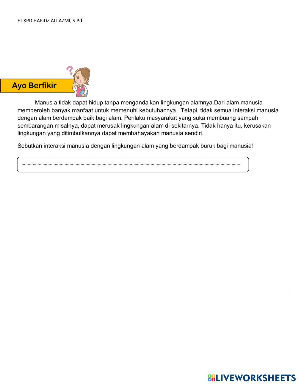 Lkpd tema 6 subtema 1