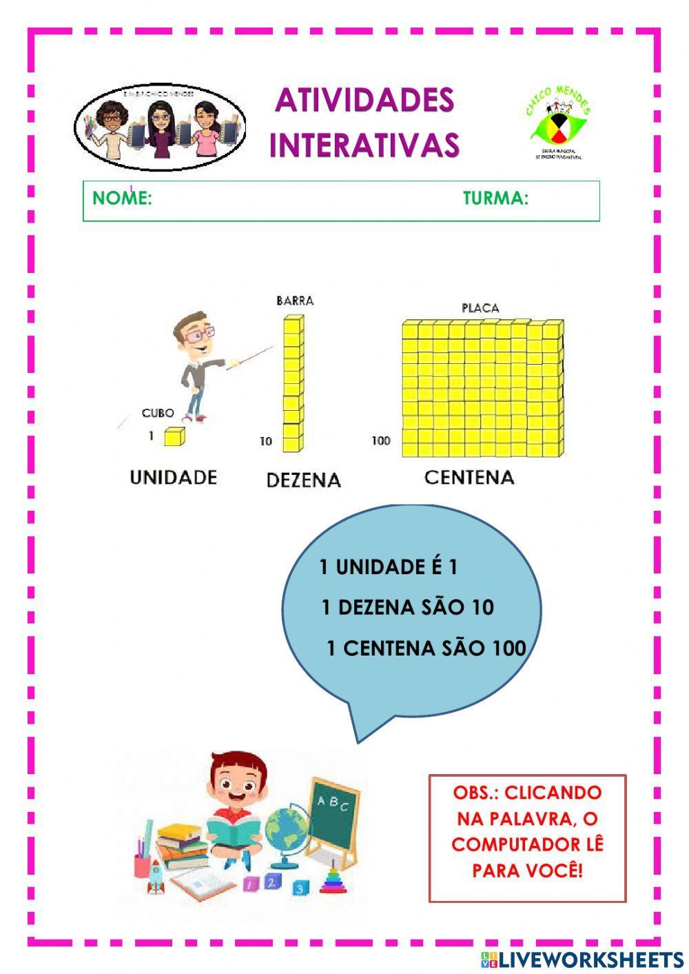 Ordenação decimal QUINZENA 3