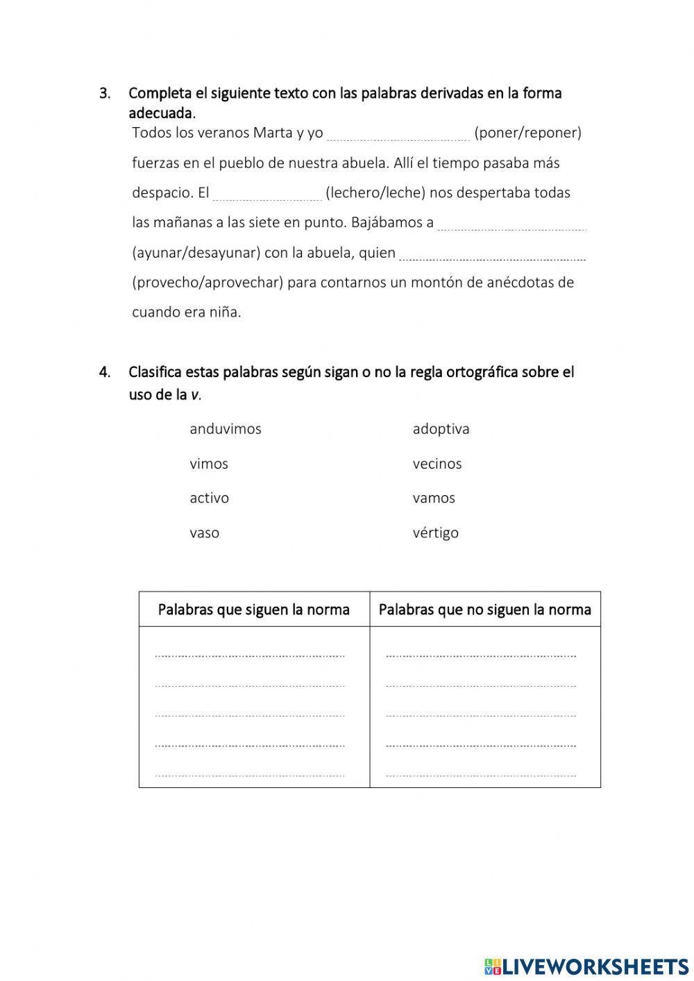 Examen lengua unit 7-8