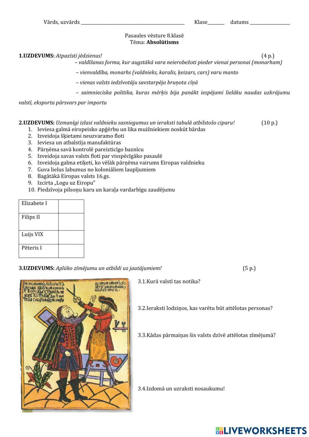 Absolūtisma laikmets