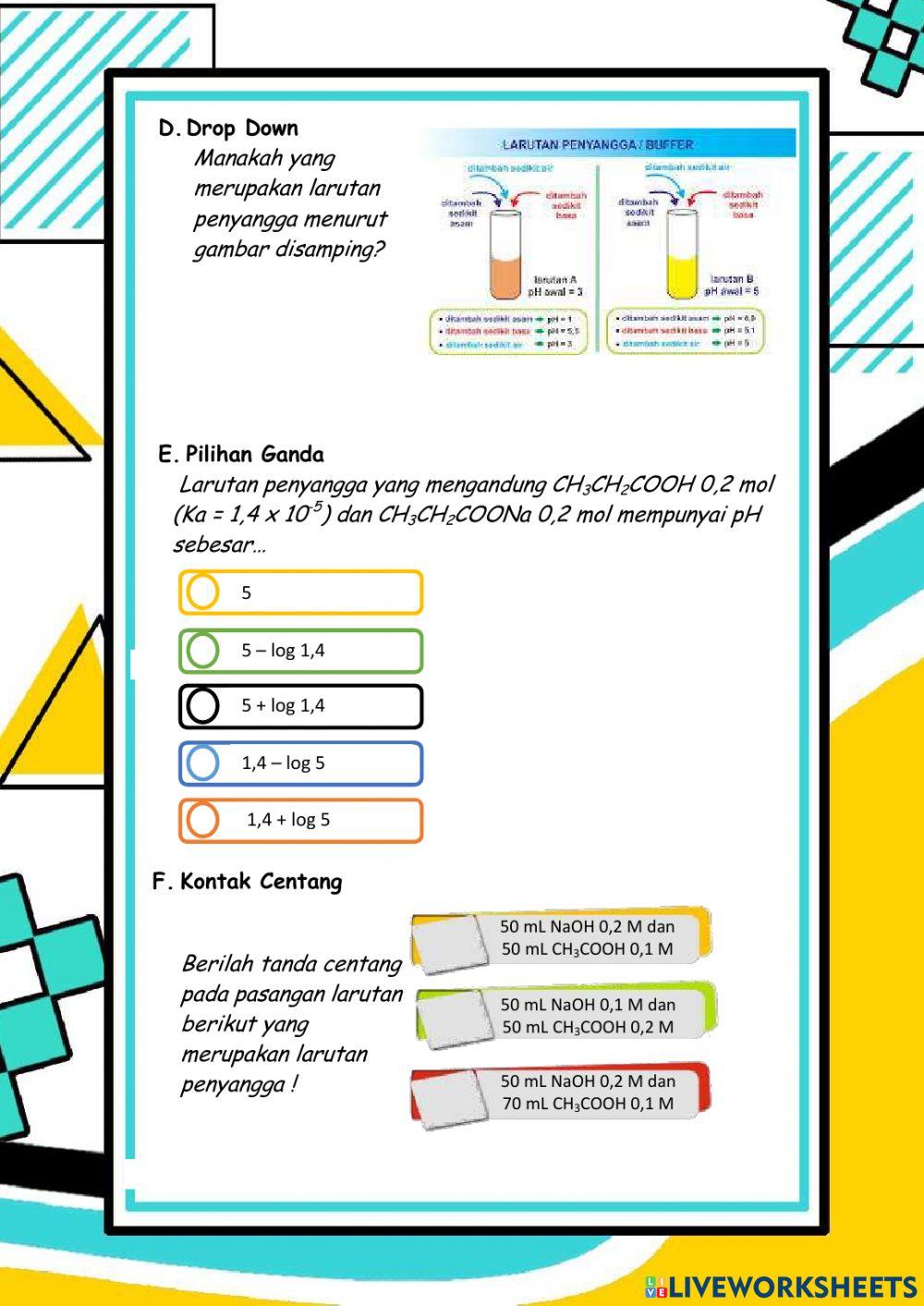 E-LKPD Larutan Penyangga