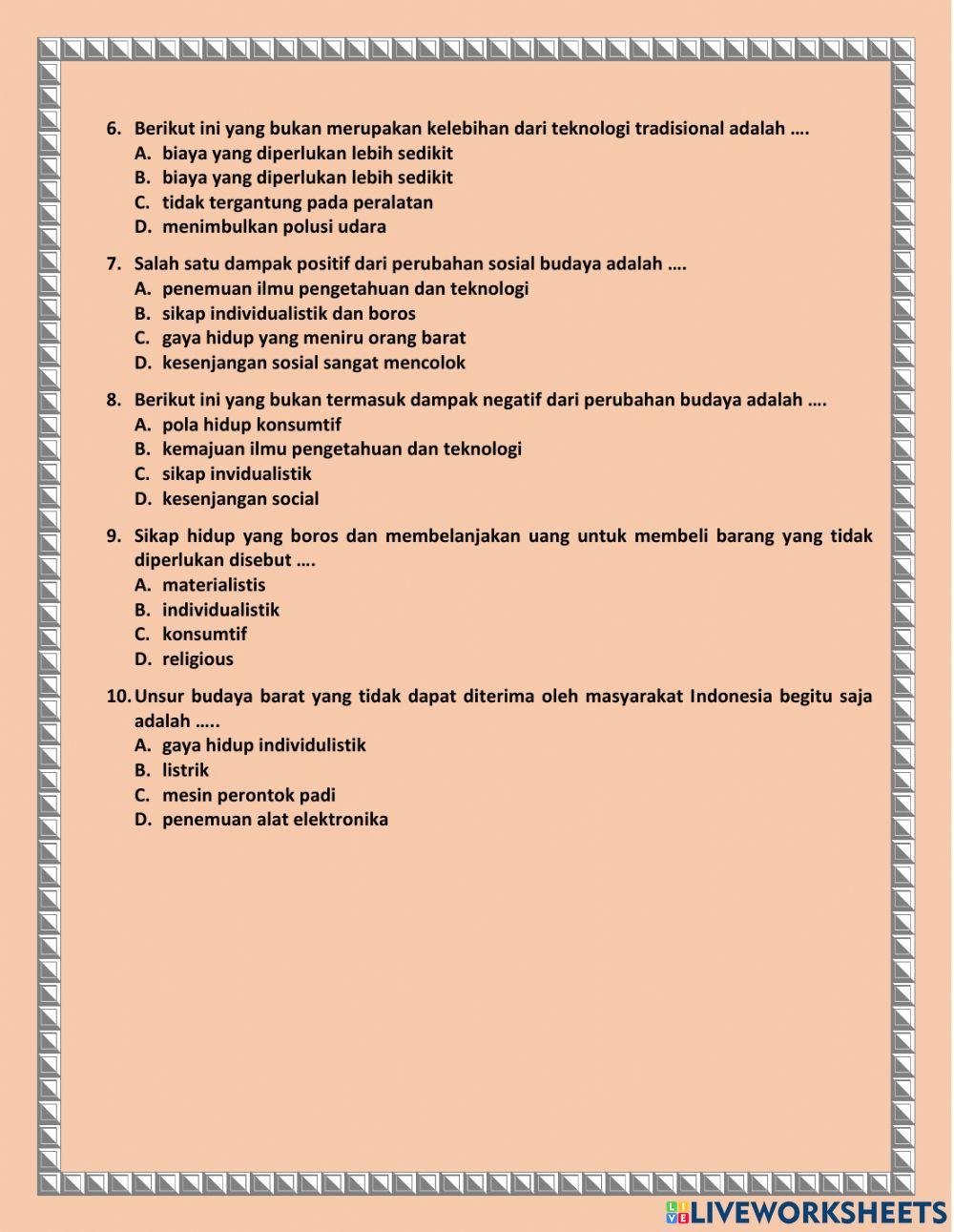 LKPD IPS KD 3.2 T9 ST2 Kelas 6