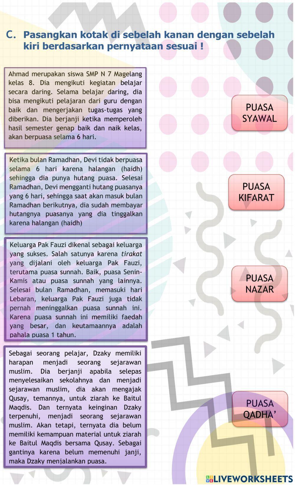 Puasa membentuk pribadi bertaqwa