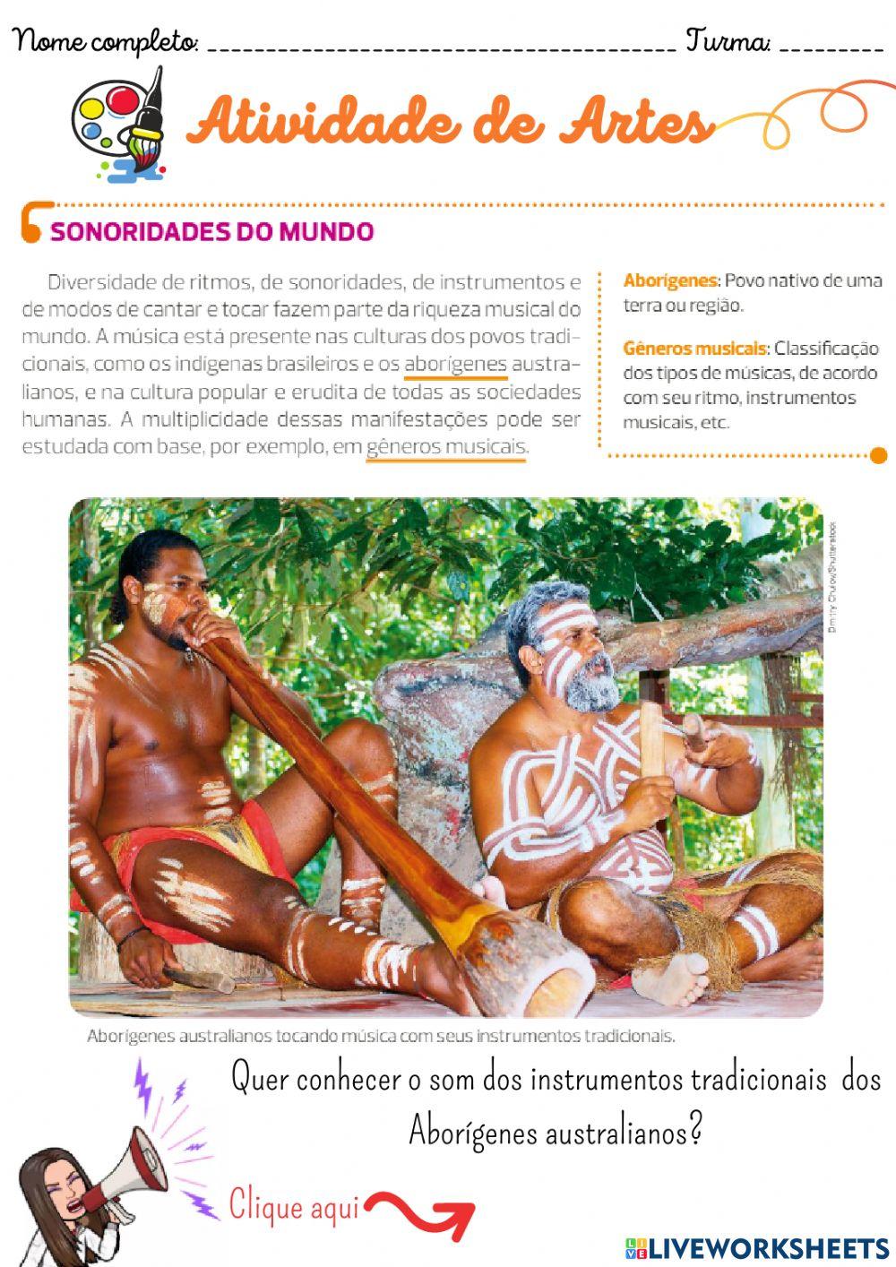 Sonoridades do mundo