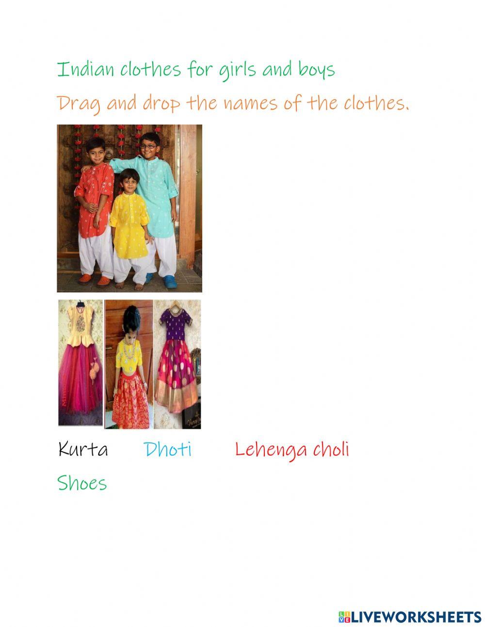 Indian children Clothes