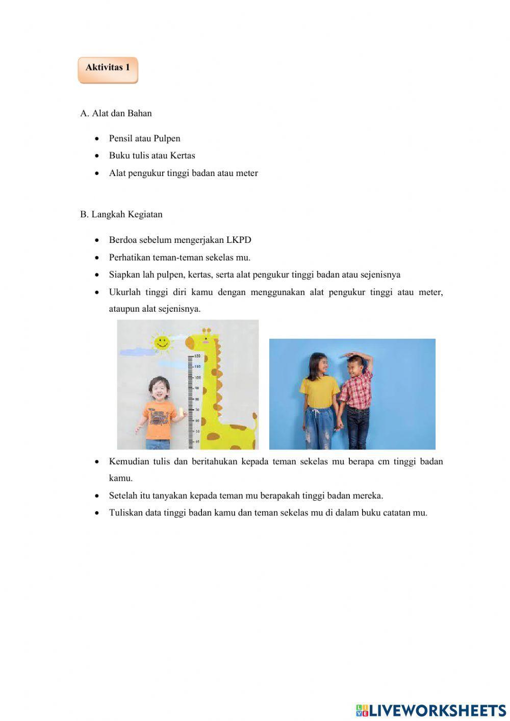 Lkpd Stefani Kd 3.7 & 4.7 Materi Penyajian Data