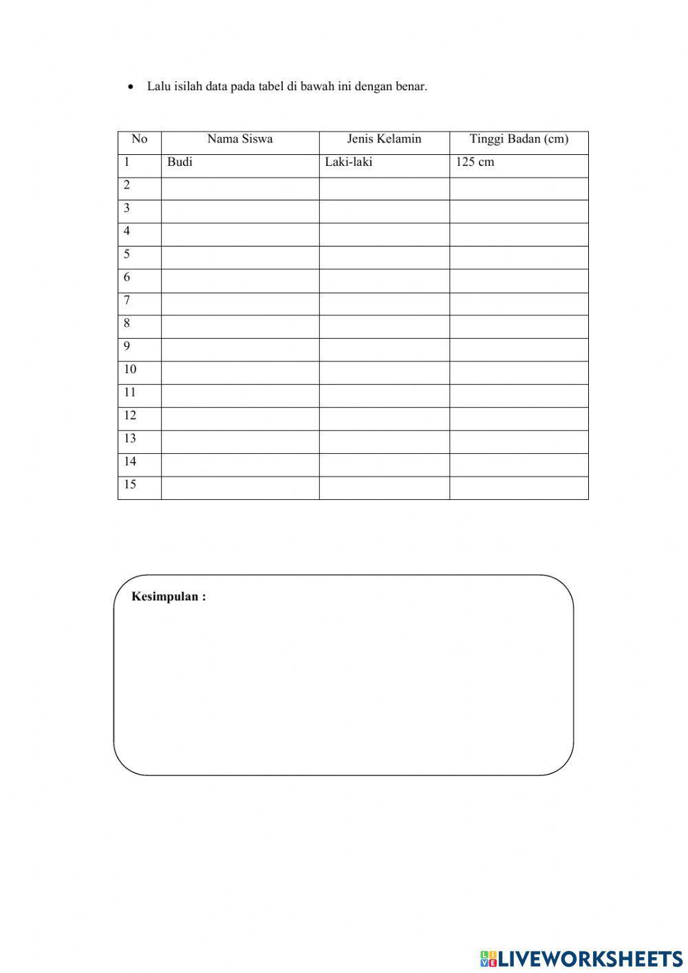 Lkpd Stefani Kd 3.7 & 4.7 Materi Penyajian Data