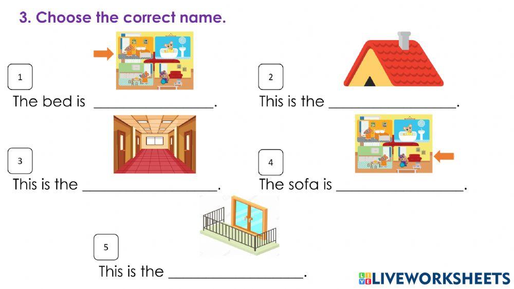 Voc. test: Parts of the house!!