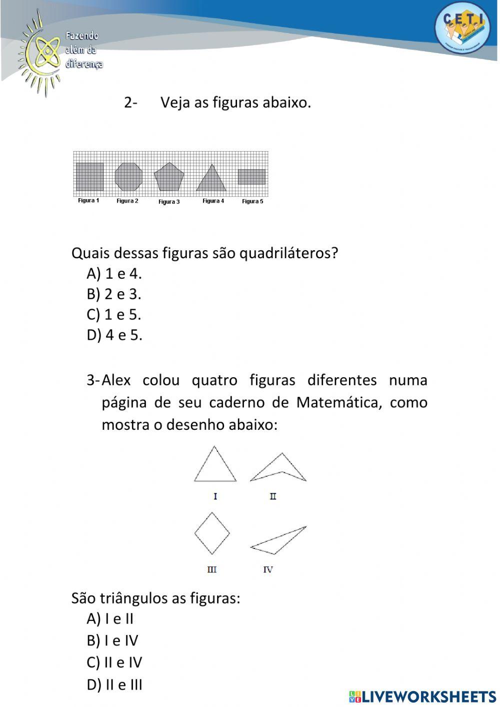 Formas Geométricas - Profº Adriana Amorim