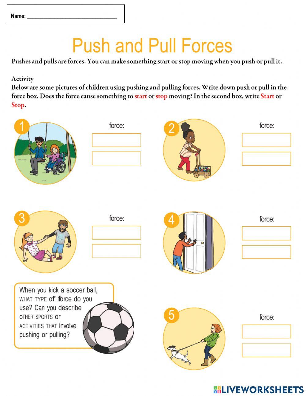 Push and Pull Activities