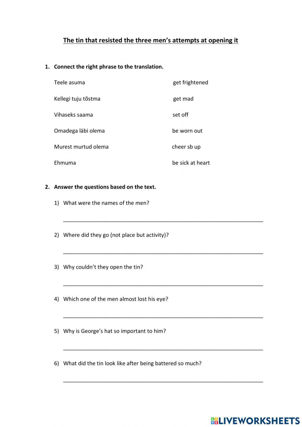 The tin that resisted the three men's attempts at opening it