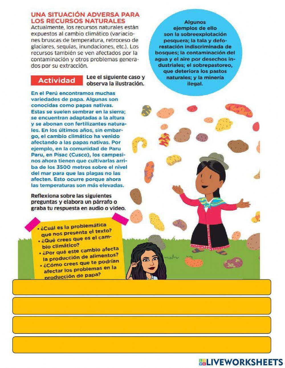 Los recursos naturales del perú