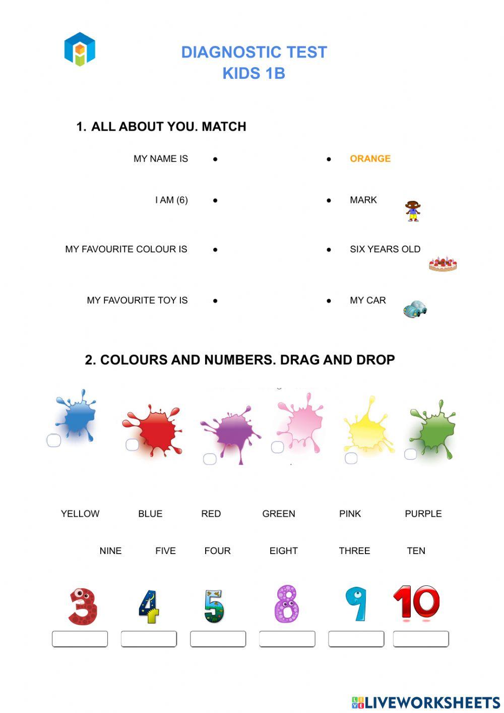 Number and colours