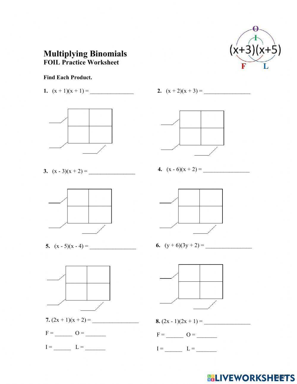 4910562 Multiplying Binomials Worksheet Box FOIL 4910562-multiplying-binomials-worksheet-box-foil